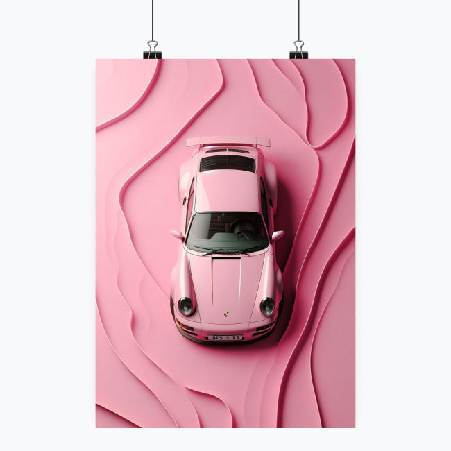 Porsche - Plakat pionowy A1-A4