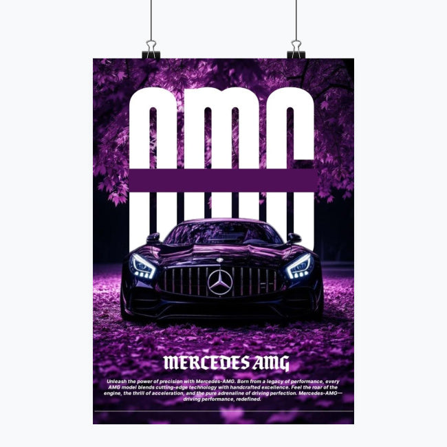 Mercedes AMG - Plakat pionowy A1-A4