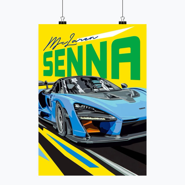 McLaren Senna - Plakat pionowy A1-A4