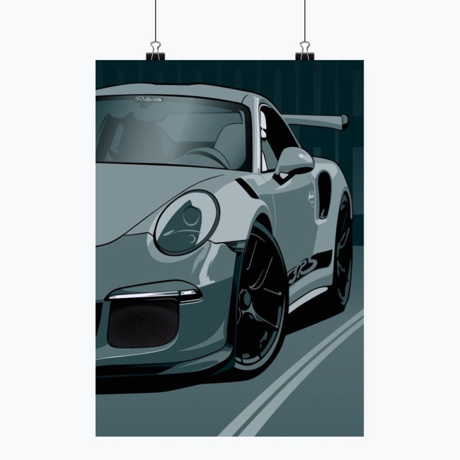 Porsche - Plakat pionowy A1-A4