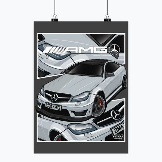 Mercedes AMG - Plakat pionowy A1-A4