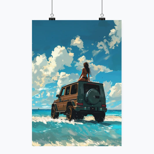 Mercedes G63 - Plakat pionowy A1-A4