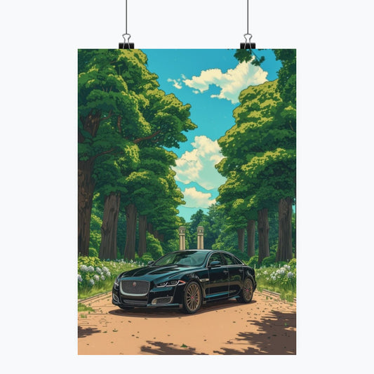 Jaguar XJ - Plakat pionowy A1-A4