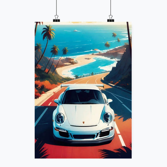 Porsche - Plakat pionowy A1-A4