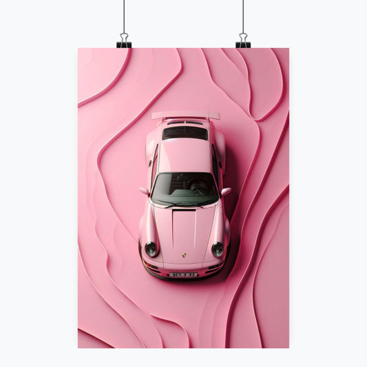 Porsche - Plakat pionowy A1-A4