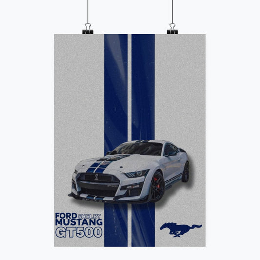 Ford Mustang Shelby GT 500 - Plakat pionowy A1-A4