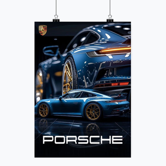 Porsche - Plakat pionowy A1-A4