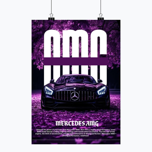 Mercedes AMG - Plakat pionowy A1-A4