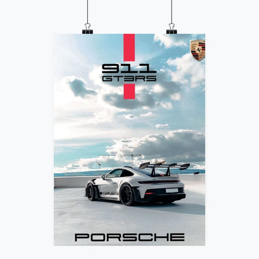 Porsche 911 GT3RS - Plakat pionowy A1-A4