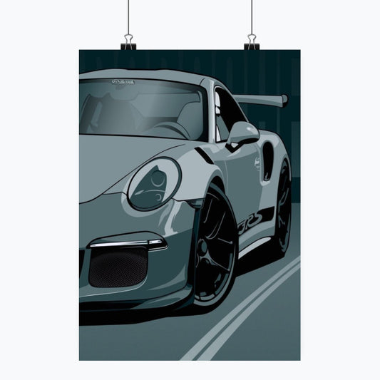 Porsche - Plakat pionowy A1-A4